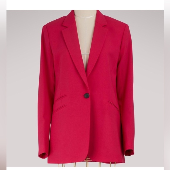 Rag and Bone Ridley Hot Pink Stretch Blazer - Picture 9 of 15